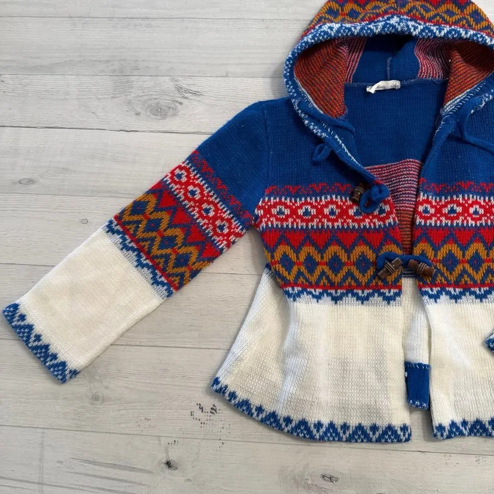 Vintage sears kids‎ knit sweater 4/5